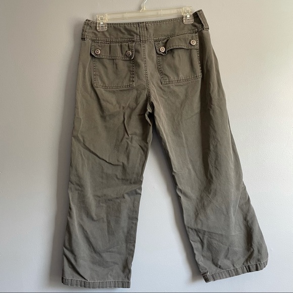 Green-Grey Juniors Capri Pants Mossimo sz11 - Picture 4 of 4